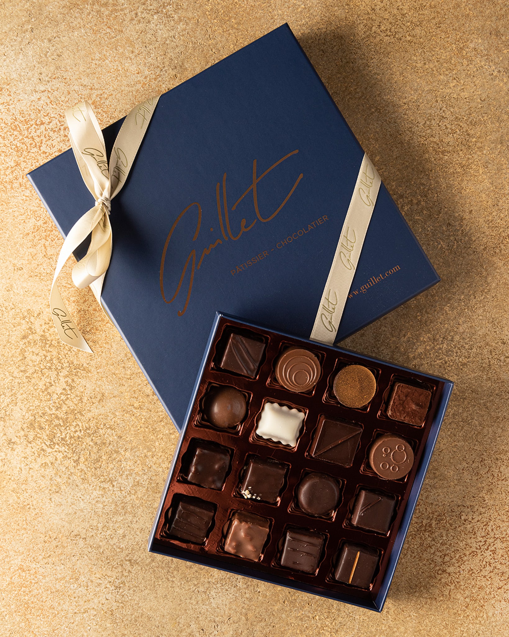 Coffret chocolat pour cadeaux d'affaires de la Maison Guillet