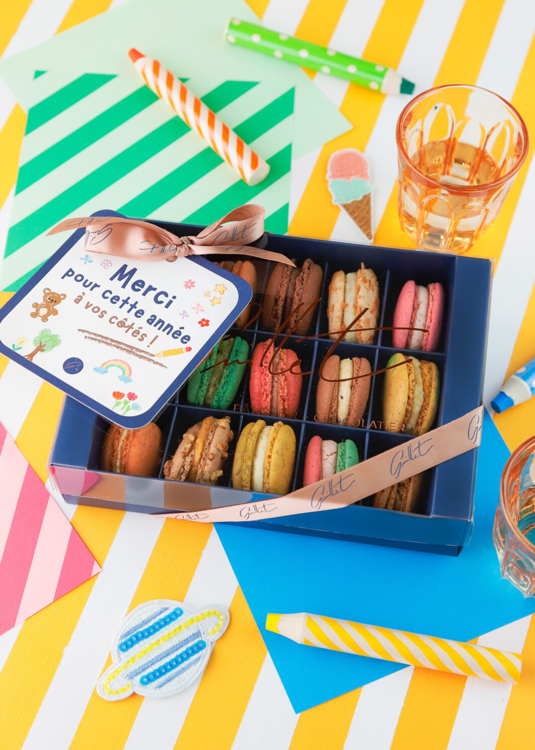 Coffret Macarons - Merci pour cette année !