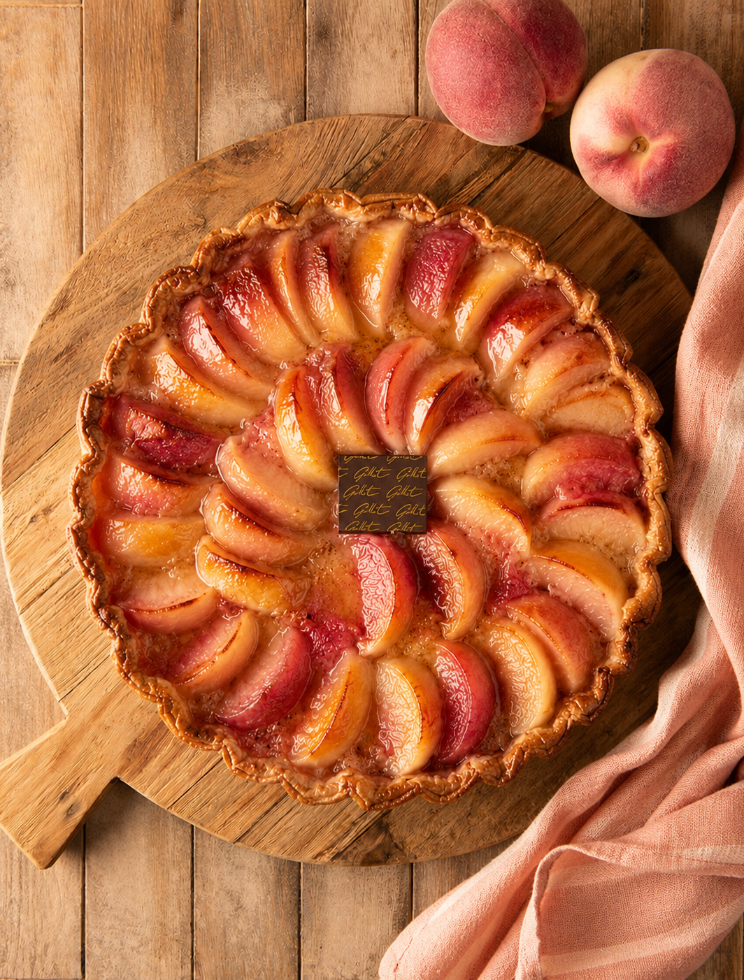 TARTE PÊCHES BLANCHES